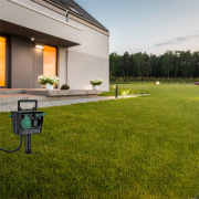 Solight kerti oszlop IP44, 4 aljzat, gumikábel 1,5m Előnézet 