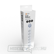 Solight túlfeszültségvédő, 150J, 6 aljzat, 5m, fehér Előnézet 