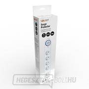 Solight túlfeszültségvédő, 150J, 5 aljzat, 3m, fehér Előnézet 