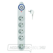 Solight túlfeszültségvédő, 150J, 5 aljzat, 3m, fehér Solight túlfeszültségvédő, 150J, 5 aljzat, 3m, fehér gallery main image