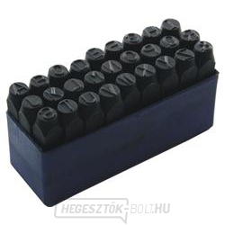 Betű lyukasztó 10mm - 27 db 