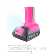 Akkus fúrócsavarhúzó ütvecsavarozóval, rózsaszín, 12V Li-ion, 2000mAh, szerszámtáskában, 27 darabos készletben náhled