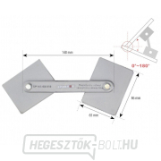 Szögmágnes 22kg, állítható szög 0°- 180° gallery main image