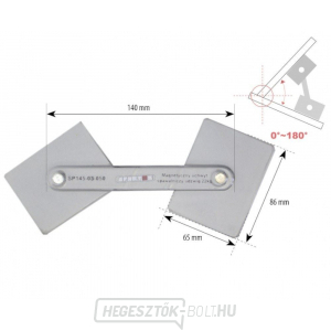 Szögmágnes 22kg, állítható szög 0°- 180°