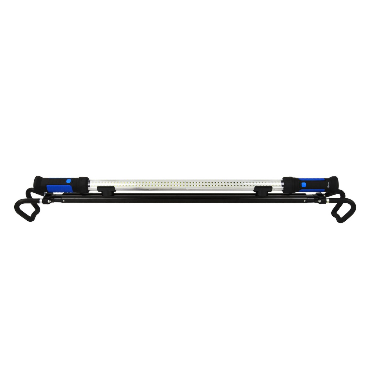 LED szerelőlámpa 120 SMD, újratölthető, állítható tartóval, akasztókkal és mágnesekkel