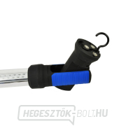 LED-es szerelőlámpa 120 SMD, újratölthető, állítható tartóval, kampókkal és mágnessel. náhled