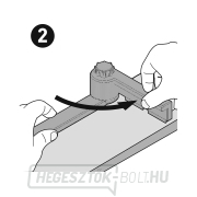 Gérvágó állítható vágósablon, mágnessel Előnézet 