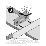 Gérvágó állítható vágósablon, mágnessel Előnézet 