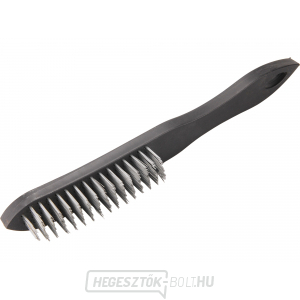 Acélkefe, 5 soros, 290mm Acélkefe, 5 soros, 290mm gallery main image