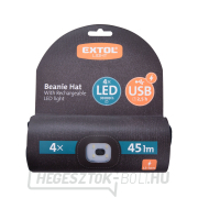 4x45lm fényszóró, USB töltés, fekete, univerzális méret náhled