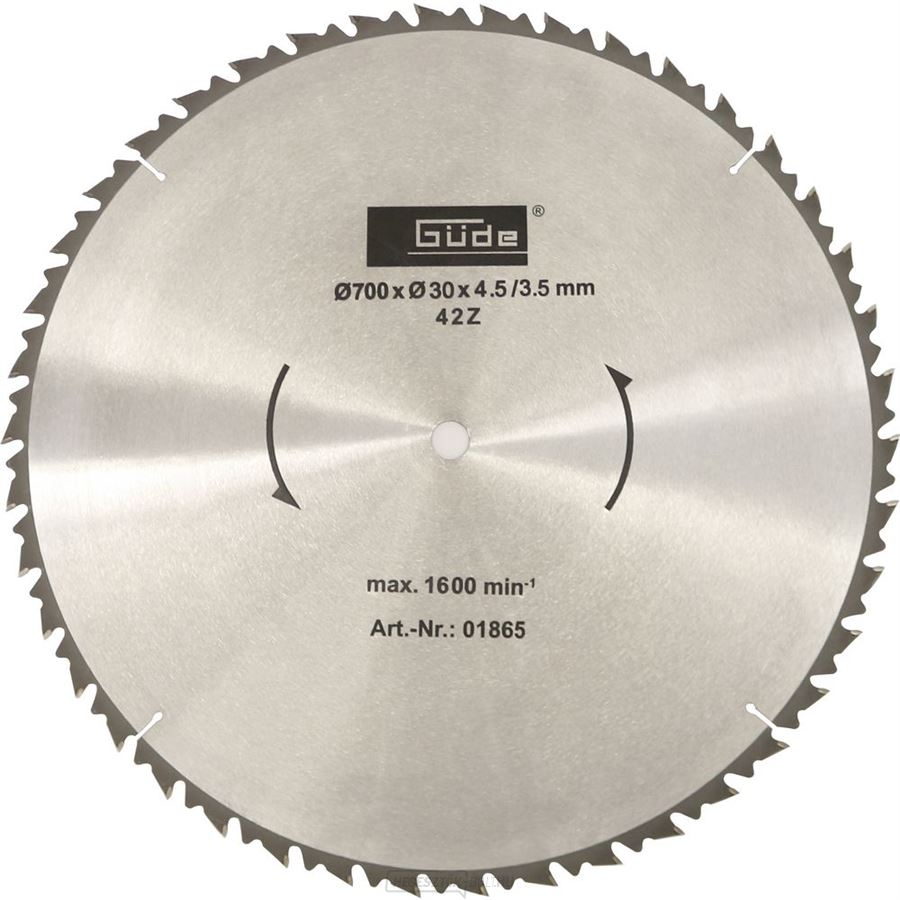 Fűrészlap HM 700 x 30mm, 42Z