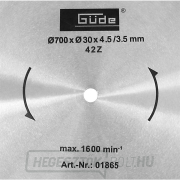 Fűrészlap HM 700 x 30mm, 42Z Előnézet 