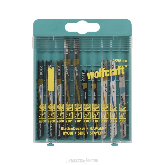 WOLFCRAFT - fűrészlapok vágásmélység 1-50mm - 10 db WOLFCRAFT - fűrészlapok vágásmélység 1-50mm - 10 db gallery main image