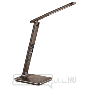 Solight LED asztali lámpa kijelzővel, 9W, választható fényhőmérséklet, bőr, barna Solight LED asztali lámpa kijelzővel, 9W, választható fényhőmérséklet, bőr, barna gallery main image