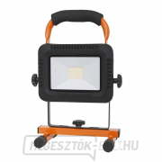 Solight LED reflektor 20W, hordozható, újratölthető, 1600lm, narancssárga-fekete gallery main image