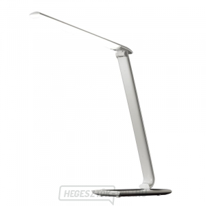 Solight LED asztali lámpa dimmelhető, 12W, fényhőmérséklet választható, USB, fehér fényű, fényes fehér