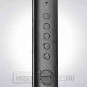 Solight LED asztali lámpa kijelzővel, 9W, választható fényhőmérséklet, bőr, fekete náhled