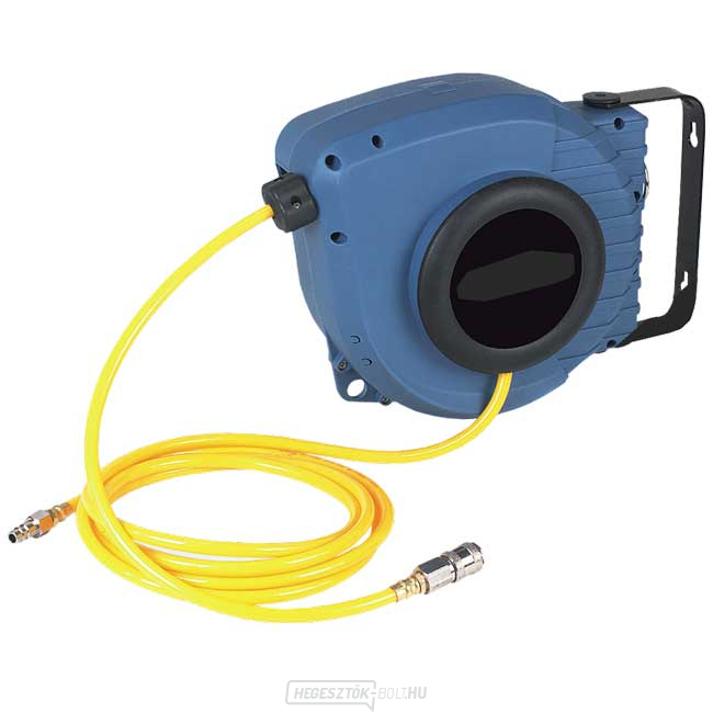 Légtömlő önbehúzó tartóban 10m 10bar