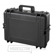 MAX Műanyag tok, 555x428xH 211mm, IP 67, fekete színű MAX Műanyag tok, 555x428xH 211mm, IP 67, fekete színű gallery main image