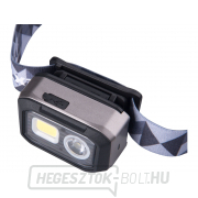 Fejlámpa 500lm, kettős energiaellátás - Li-ion vagy AAA, USB töltés, IR érzékelővel, OSRAM LED COB LED Fejlámpa 500lm, kettős energiaellátás - Li-ion vagy AAA, USB töltés, IR érzékelővel, OSRAM LED COB LED náhled