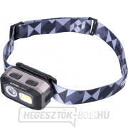 Fejlámpa 500lm, kettős energiaellátás - Li-ion vagy AAA, USB töltés, IR érzékelővel, OSRAM LED COB LED Fejlámpa 500lm, kettős energiaellátás - Li-ion vagy AAA, USB töltés, IR érzékelővel, OSRAM LED COB LED gallery main image