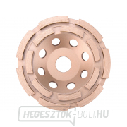Gyémánt csiszolótárcsa kétsoros, O 125x22,2mm Gyémánt csiszolótárcsa kétsoros, O 125x22,2mm gallery main image