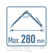 Iránytű, tartomány 0-280mm náhled