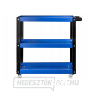 Műhelykocsi - mozgó kezelőasztal, 3 szintes, fogantyúval Műhelykocsi - mozgó kezelőasztal, 3 szintes, fogantyúval gallery main image