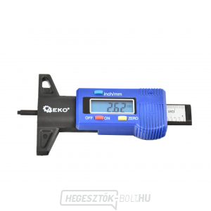 Digitális gumiabroncs profilmélységmérő, 0-25,4 mm