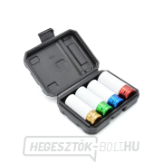Gépi dugókulcs készlet könnyűfém keréktárcsákhoz, 4 darabos, 17 mm, 19 mm, 21 mm, 22 mm (20) Előnézet 