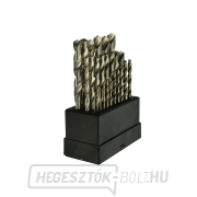 Ezüst színű fém fúrófej készlet GEKO 1-13mm/25 db (20 db) Előnézet 