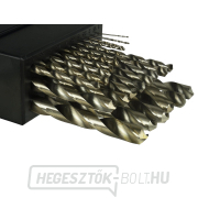 Ezüst színű fém fúrófej készlet GEKO 1-13mm/25 db (20 db) Előnézet 