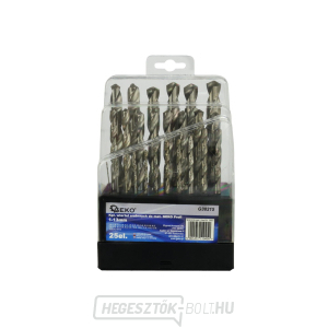 Fúrószár készlet fémhez, 1,0 mm - 13 mm, 25 darab Fúrószár készlet fémhez, 1,0 mm - 13 mm, 25 darab gallery main image