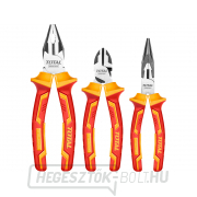 Villanyszerelő fogó, 3 darabos készlet, ipari, 1000V, CrV Villanyszerelő fogó, 3 darabos készlet, ipari, 1000V, CrV gallery main image