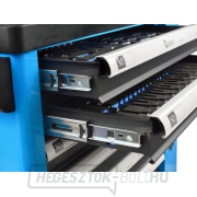 Műhelyszerelő kocsi felszerelve, 243 szerszámmal, 7 fiókkal és szekrénnyel - GEKO G10833 náhled