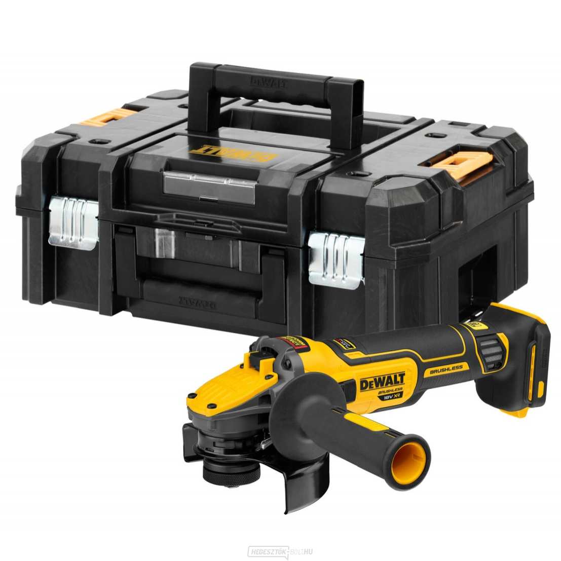 Akkus sarokcsiszoló 125mm DEWALT DCG409NT 18V - akkumulátor nélkül