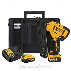 Akkumulátorszegező DEWALT 18V DCN650P2 2x5,0Ah