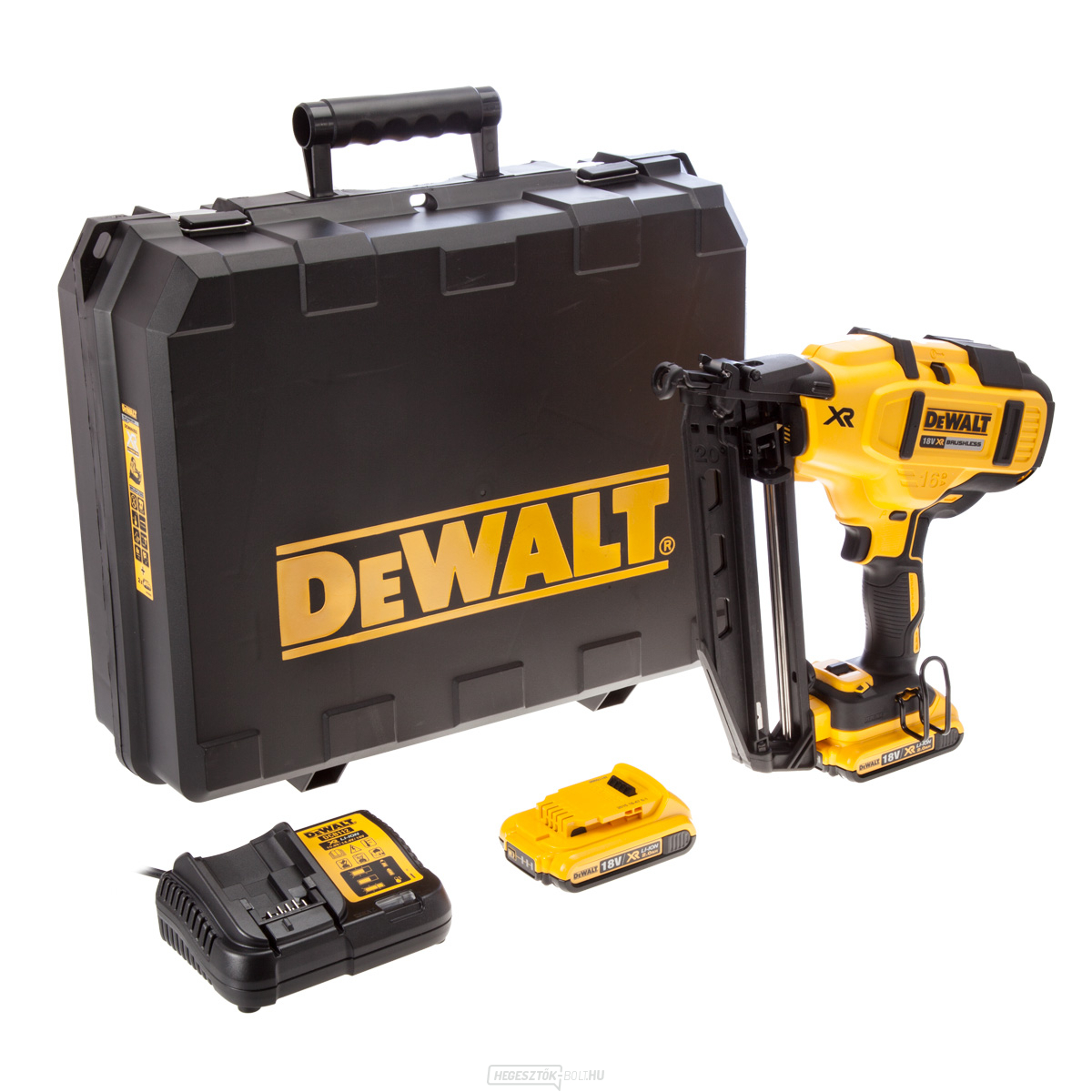 Akkumulátoros szögpisztoly DeWALT DCN660D2 18 V XR Li-Ion 2x2,0 Ah (Carbless)