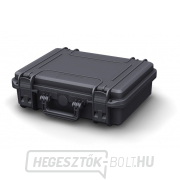 MAX Műanyag tok, 380x270xH 115mm, IP 67, fekete színű MAX Műanyag tok, 380x270xH 115mm, IP 67, fekete színű gallery main image