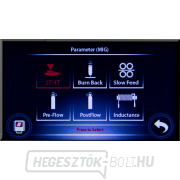 Inverter MAKIN 200 Multi MIG LCD PFC + zseblámpa 4m + tető + palack + kocsi + szelep + vezeték + szep. spray + kábelek Előnézet 