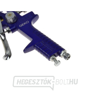 GEKO HVLP szórópisztoly, fúvóka 1,4 mm, térfogat 600 ml, nyomásszabályozó és vízleválasztó GEKO HVLP szórópisztoly, fúvóka 1,4 mm, térfogat 600 ml, nyomásszabályozó és vízleválasztó náhled