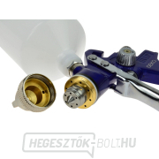 GEKO HVLP szórópisztoly, fúvóka 1,4 mm, térfogat 600 ml, nyomásszabályozó és vízleválasztó GEKO HVLP szórópisztoly, fúvóka 1,4 mm, térfogat 600 ml, nyomásszabályozó és vízleválasztó náhled