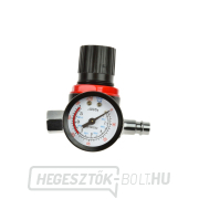 GEKO HVLP szórópisztoly, fúvóka 1,4 mm, térfogat 600 ml, nyomásszabályozó és vízleválasztó GEKO HVLP szórópisztoly, fúvóka 1,4 mm, térfogat 600 ml, nyomásszabályozó és vízleválasztó náhled