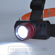 Solight LED újratölthető fejlámpa, 3W, 150lm, zoom, Li-ion, USB Előnézet 