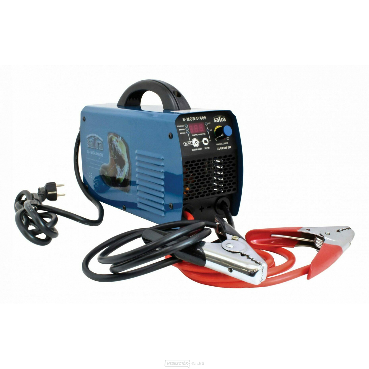 Autó akkumulátor töltő - indító táp, 12V és 24V, 80 A, 25 - 800 Ah - SATRA