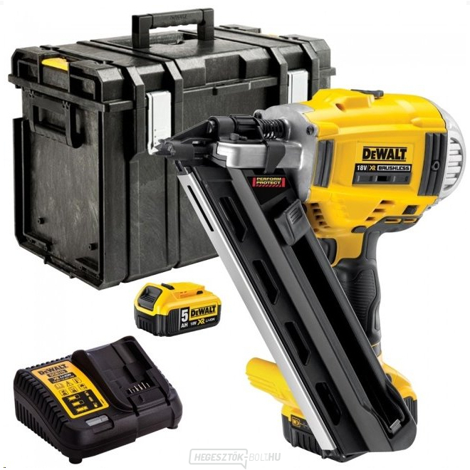 Akkumulátoros 2 sebességes tűzőgép 2x5,0Ah 18V XR Li-Ion DeWALT DCN693P2