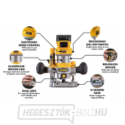 DeWALT DCW604N 18V-os akkumulátoros kombinált marógép Előnézet 