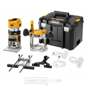 DeWALT DCW604NT 18V akkumulátoros kombinált marógép DeWALT DCW604NT 18V akkumulátoros kombinált marógép gallery main image