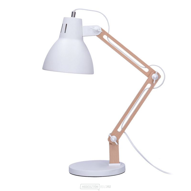 Solight asztali lámpa Falun, E27, fehér