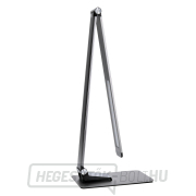 Solight LED asztali lámpa, 11W, színváltó, csiszolt alumínium, ezüst színű, dimmelhető náhled
